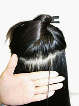 How to Apply Micro Loop Hair Extensions,Step One