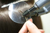 How to Apply Fusion Hair Extensions,Step Six